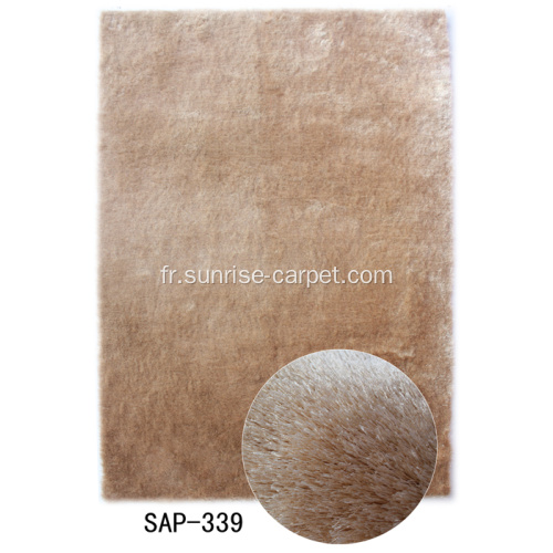 Polyester Soie Shaggy Plain Color Carpet